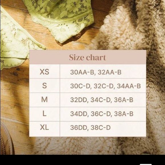 ⭐️ 2/$5 NWT Bootay Bag Lilly Bralette - Picture 8 of 12